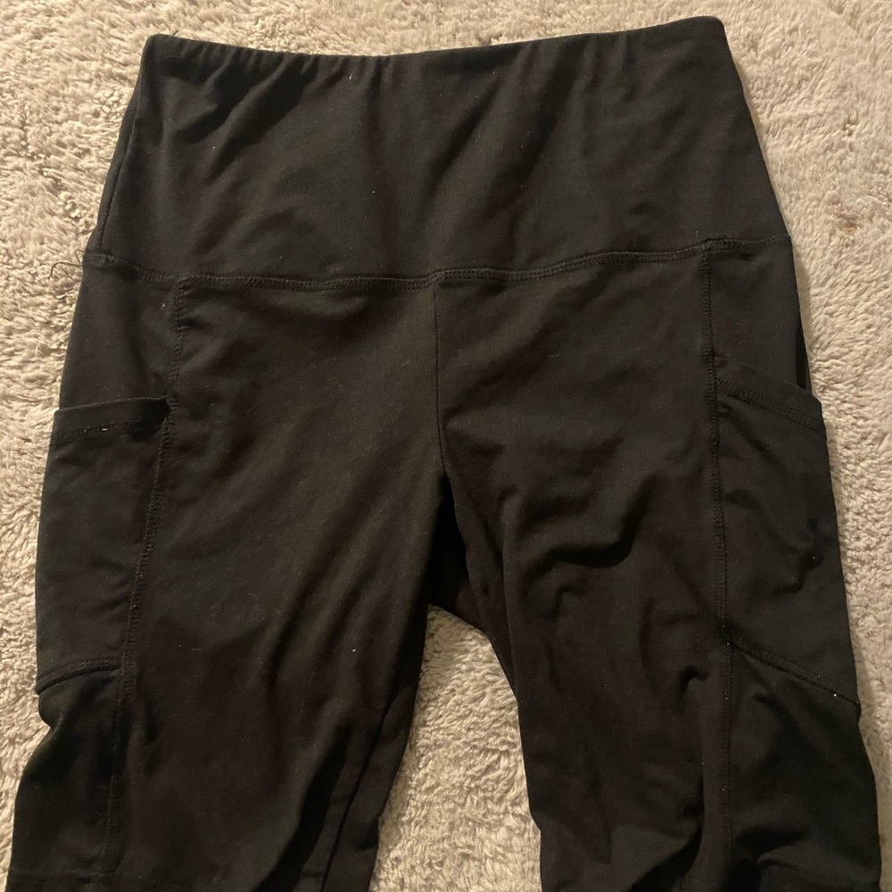 Black biker shorts